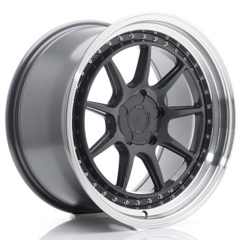 JR Wheels JR47 18×9,5 ET15-35 5H BLANK Hyper Gray w/ Machined Lip