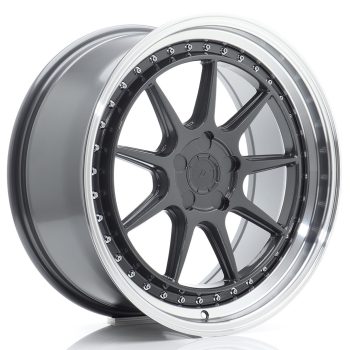 JR Wheels JR47 19×8,5 ET15-35 5H BLANK Hyper Gray w/ Machined Lip