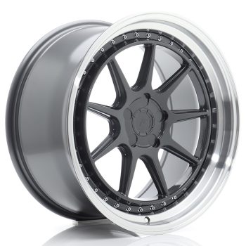 JR Wheels JR47 19×9,5 ET15-35 5H BLANK Hyper Gray w/ Machined Lip