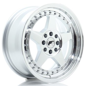 JR Wheels JR6 16×7 ET25 4×100/108 Silver Machined Face