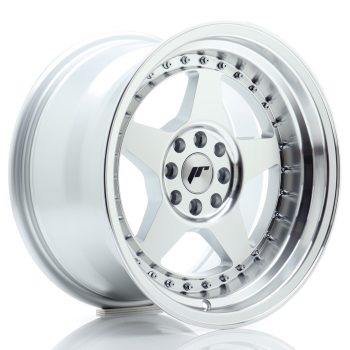 JR Wheels JR6 16×9 ET20 4×100/108 Silver Machined Face