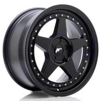 JR Wheels JR6 17×8 ET20-35 5H BLANK Matt Black