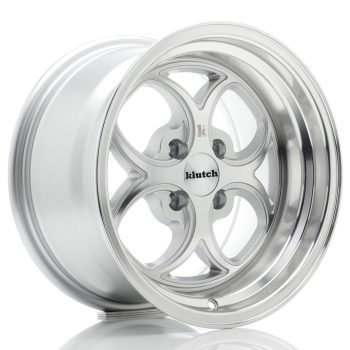 Klutch SL2 16×8 ET10 4×100 Silver Machined Face