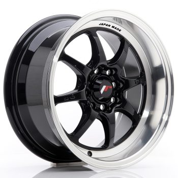 JR Wheels TF2 15×7,5 ET10 4×100/114 Gloss Black