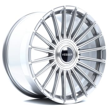 Vesser VSR5 21×10 ET20-60 BLANK Silver Machined Face